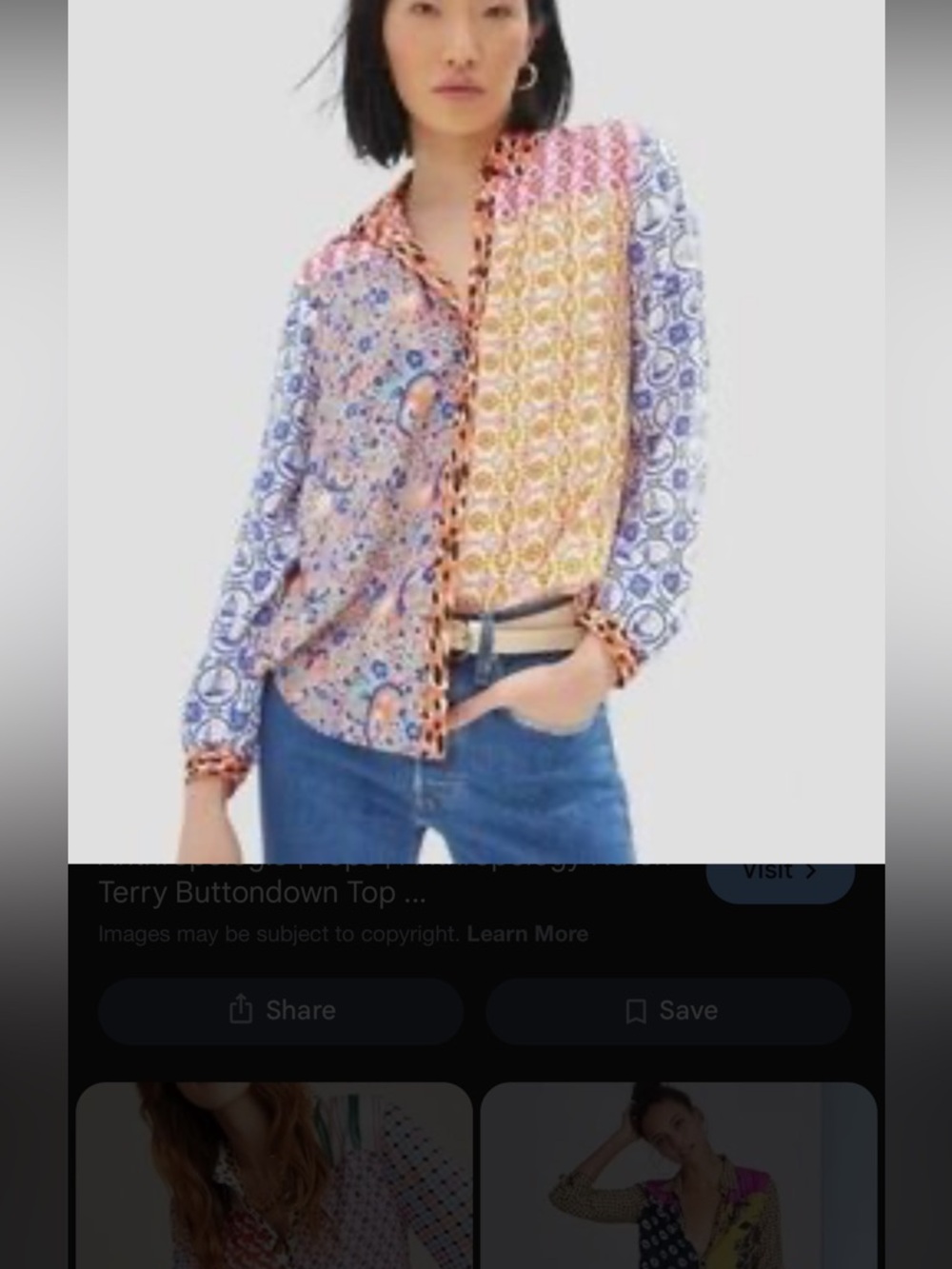 Maeve The Paz Button Down Shirt from Anthropologie size large